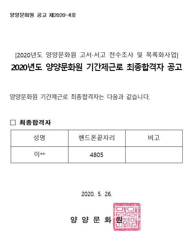 공고 제2020-4호 최종합격자 공고.JPG